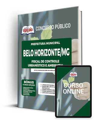 Apostila Prefeitura de Belo Horizonte - MG - Fiscal de Controle Urbanístico e Ambiental