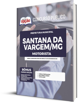 Apostila Prefeitura de Santana da Vargem - MG - Motorista