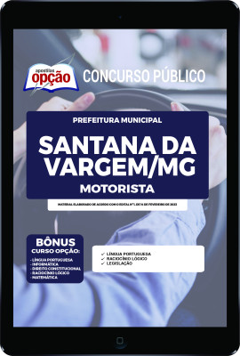 Apostila Prefeitura de Santana da Vargem - MG em PDF - Motorista