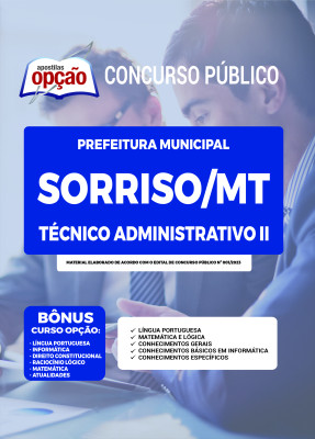 Apostila Prefeitura de Sorriso - MT Técnico Administrativo II