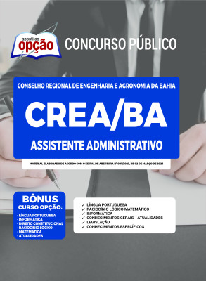 Apostila CREA-BA - Assistente Administrativo