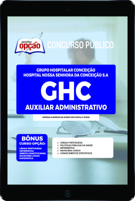 Apostila GHC-RS em PDF - Auxiliar Administrativo