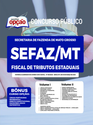 Apostila SEFAZ-MT - Fiscal de Tributos Estaduais