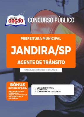 Apostila Prefeitura de Jandira - SP 2023 - Agente de Trânsito