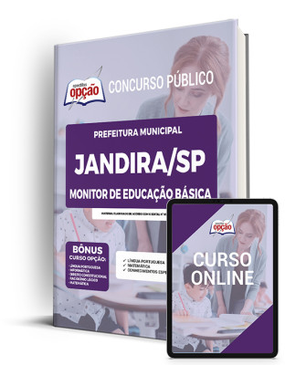 Apostila Prefeitura de Jandira - SP 2023 - Monitor de Educação Básica