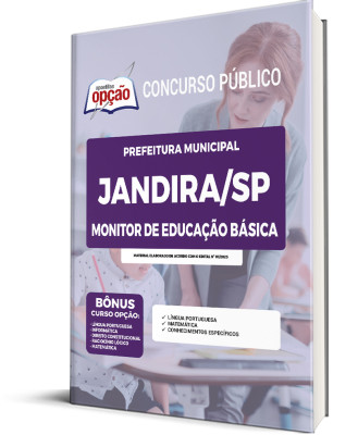 Apostila Prefeitura de Jandira - SP 2023 - Monitor de Educação Básica