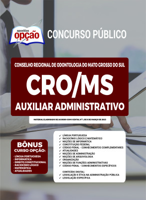 Apostila CRO-MS - Auxiliar Administrativo