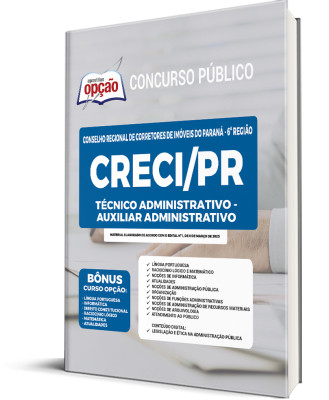 Apostila CRECI-PR - Técnico Administrativo - Auxiliar Administrativo