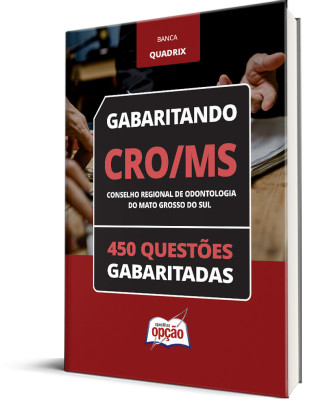 Caderno CRO-MS - 450 Questões Gabaritadas