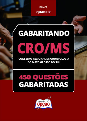 Caderno CRO-MS - 450 Questões Gabaritadas