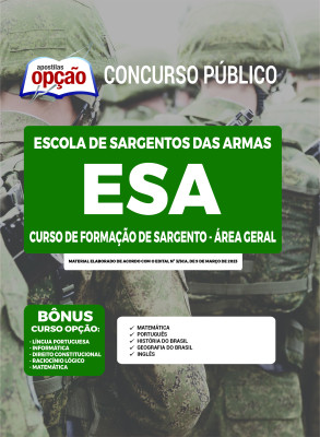 Apostila ESA 2023 - Curso de Formação de Sargento - Área Geral