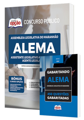 Combo Impresso ALEMA - Assistente Legislativo Administrativo - Agente Legislativo