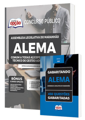 Combo Impresso ALEMA - Comum a Todas as Especialidades de Técnico de Gestão Administrativa