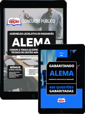 Combo Digital ALEMA - Comum a Todas as Especialidades de Técnico de Gestão Administrativa