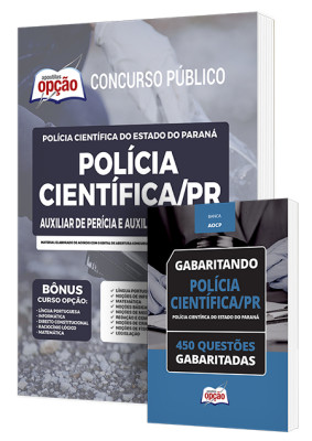 Combo Impresso Polícia Científica - PR - Auxiliar de Perícia e Auxiliar de Necropsia