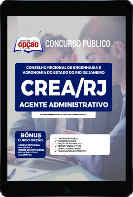 Apostila CREA-RJ em PDF - Agente Administrativo