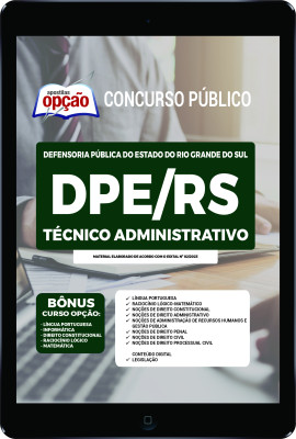 Apostila DPE-RS em PDF - Técnico Administrativa