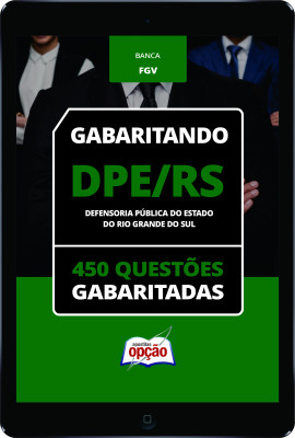 Caderno DPE-RS - 450 Questões Gabaritadas em PDF