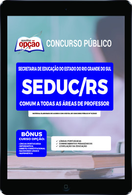 Apostila SEDUC-RS em PDF - Comum a Todas as Áreas de Professor