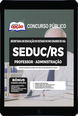 Apostila SEDUC-RS em PDF - Professor - Administração