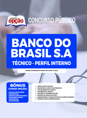 Apostila Banco do Brasil - Técnico - Perfil Interno