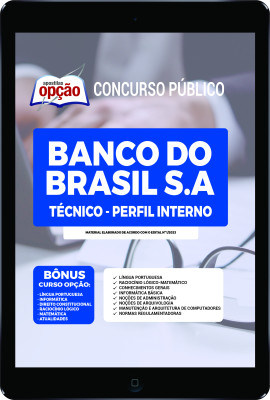 Apostila Banco do Brasil em PDF - Técnico - Perfil Interno