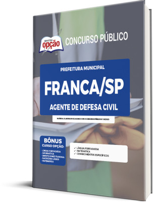 Apostila Prefeitura de Franca - SP - Agente de Defesa Civil