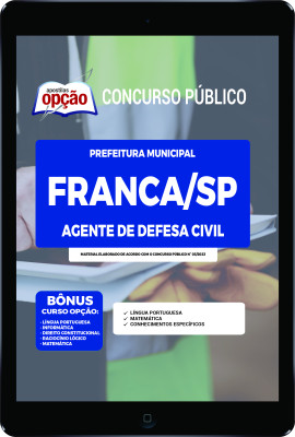 Apostila Prefeitura de Franca - SP em PDF - Agente de Defesa Civil