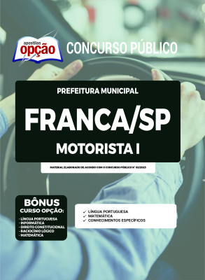 Apostila Prefeitura de Franca - SP - Motorista I