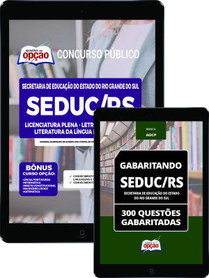 Combo Digital SEDUC-RS - Licenciatura Plena - Letras/Português e Literatura da Língua Portuguesa