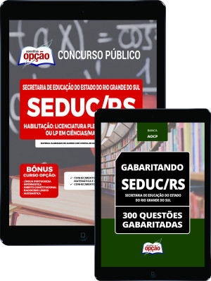 Combo Digital SEDUC-RS - Habilitação: Licenciatura Plena em Matemática ou LP em Ciências/Matemática