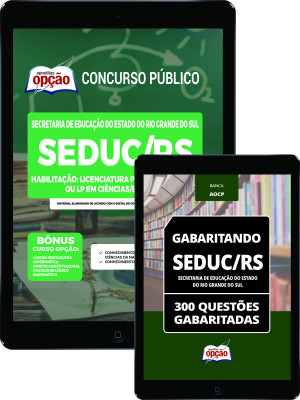 Combo Digital SEDUC-RS - Habilitação: Licenciatura Plena em Biologia, ou LP em Ciências Biológicas, ou LP em Ciências/Biologia