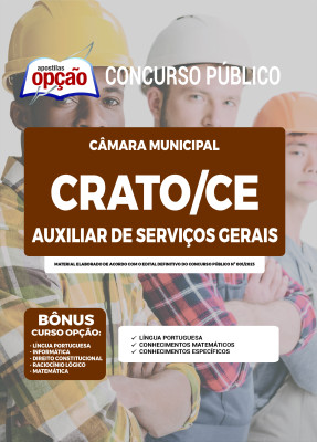 Apostila Câmara de Crato - CE - Auxiliar de Serviços Gerais