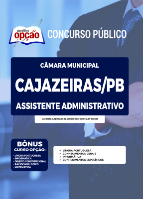 Apostila Câmara de Cajazeiras - PB - Assistente Administrativo