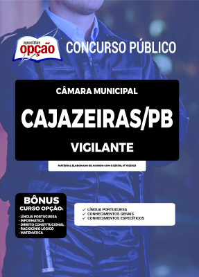 Apostila Câmara de Cajazeiras - PB - Vigilante