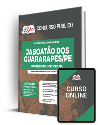 CANCELADO - Apostila Prefeitura de Jaboatão dos Guararapes - PE - Professor 2 - Geografia