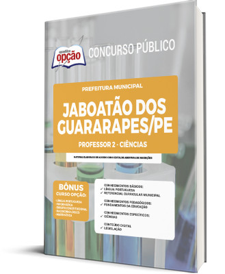 CANCELADO - Apostila Prefeitura de Jaboatão dos Guararapes - PE - Professor 2 - Ciências