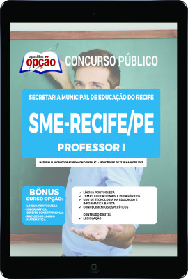 Apostila SME Recife - PE em PDF - Professor I