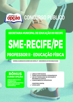 Apostila SME Recife - PE - Professor II - Educação Física