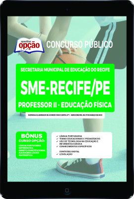 Apostila SME Recife - PE em PDF Professor II - Educação Física