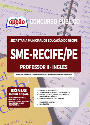 Apostila SME Recife - PE - Professor II - Língua Inglesa