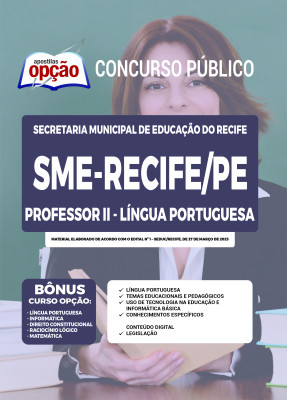 Apostila SME Recife - PE - Professor II - Língua Portuguesa