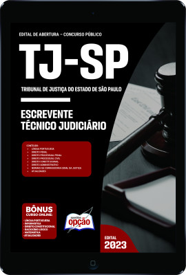 Apostila TJ-SP em PDF - Escrevente Técnico Judiciário 2023