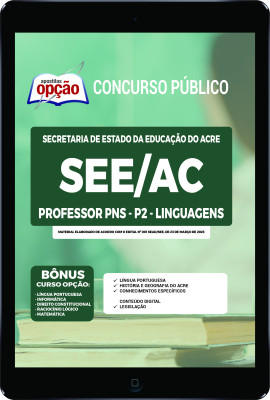 Apostila SEE-AC em PDF - Professor PNS - P2 - Linguagens