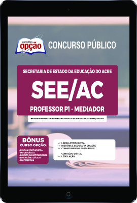 Apostila SEE-AC em PDF - Professor P1 - Mediador