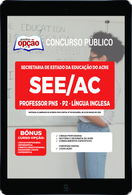 Apostila SEE-AC em PDF - Professor PNS - P2 - Língua Inglesa