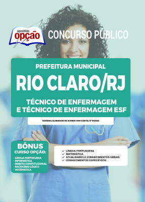 Apostila Prefeitura de Rio Claro - RJ - Técnico de Enfermagem e Técnico de Enfermagem ESF