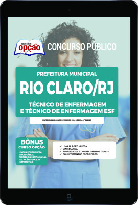 Apostila Prefeitura de Rio Claro - RJ em PDF - Técnico de Enfermagem e Técnico de Enfermagem ESF