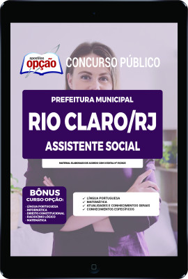 Apostila Prefeitura de Rio Claro - RJ em PDF - Assistente Social