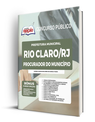 Apostila Prefeitura de Rio Claro - RJ - Procurador do Município